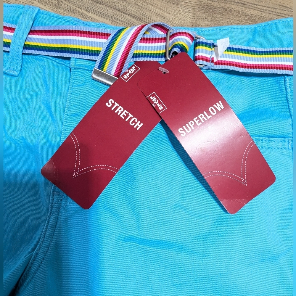 NWT Levi’s Superlow Shorts light blue Juniors size 5 - Picture 3 of 7